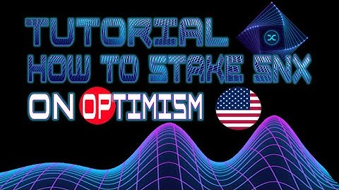 Synthetix Staking (Optimism Blockchain)  - Full Tutorial