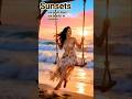 With beautiful sunsets                                       #youtubeshorts #sunset