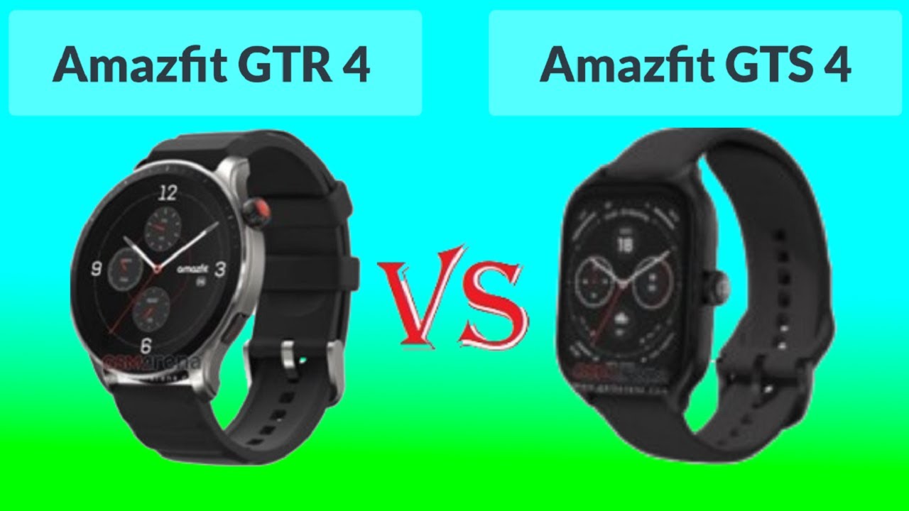 Amazfit GTR 4 and GTS 4 go official with AMOLED screens, fall