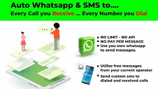 Wp Lead Sparrow to send Automated auto whatsapp Message and SMS officially from your phone. No API screenshot 5