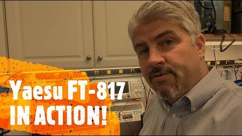 Yaesu FT-817 in action - Working a Special Event Station on Morse Code - QRP