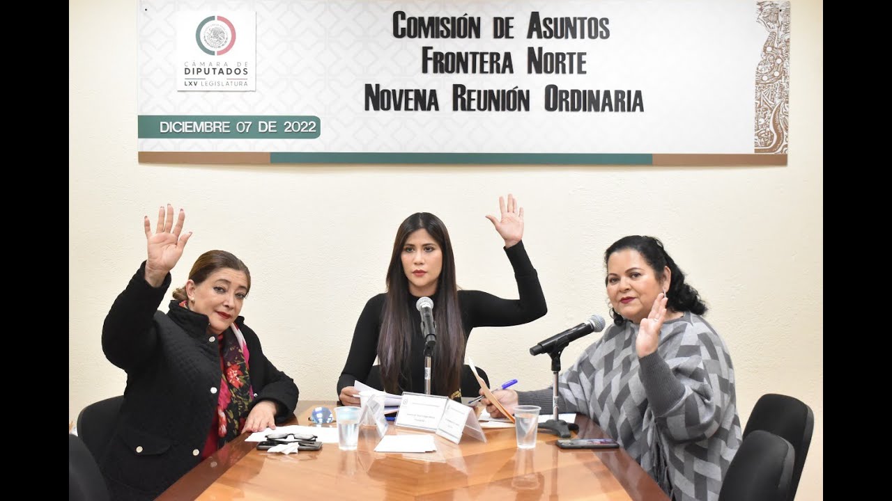 Reunión Ordinaria de la Comisión de Asuntos Frontera Norte. - YouTube