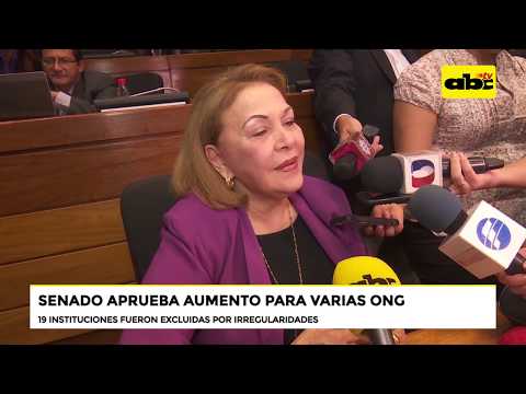 Senado aprueba aumento