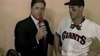Will Clark 89 NLCS Post Game Interview Part 1 Profile