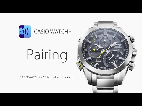 CASIO EDIFICE EQB-500 Pairing - CASIO WATCH+ v2.0 YouTube