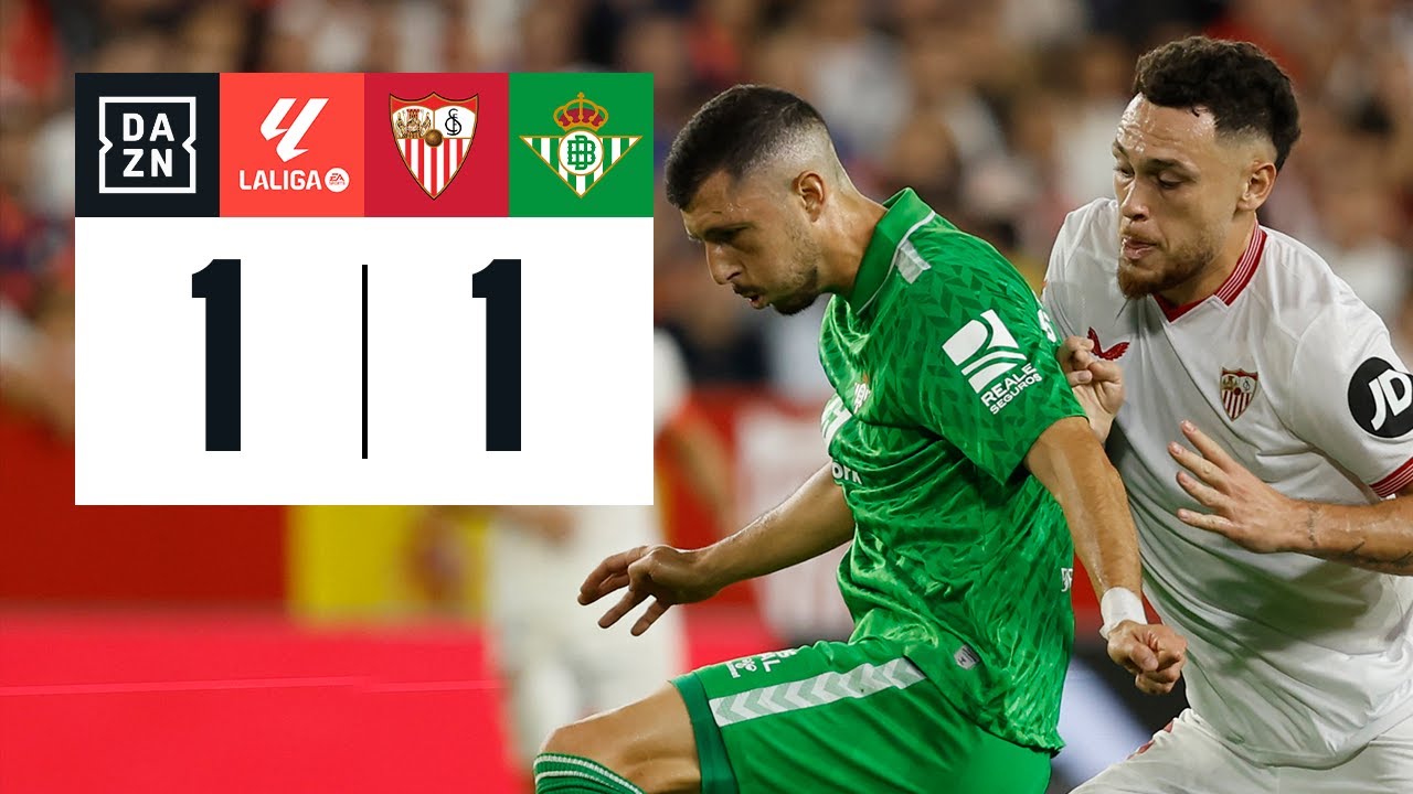 Sevilla FC vs Real Betis (1-1) | Resumen y goles | Highlights LALIGA EA ...