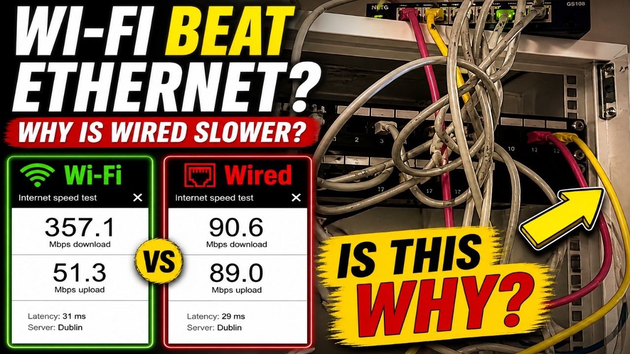 My Wi-Fi Was Faster Than Ethernet… So I Fixed It