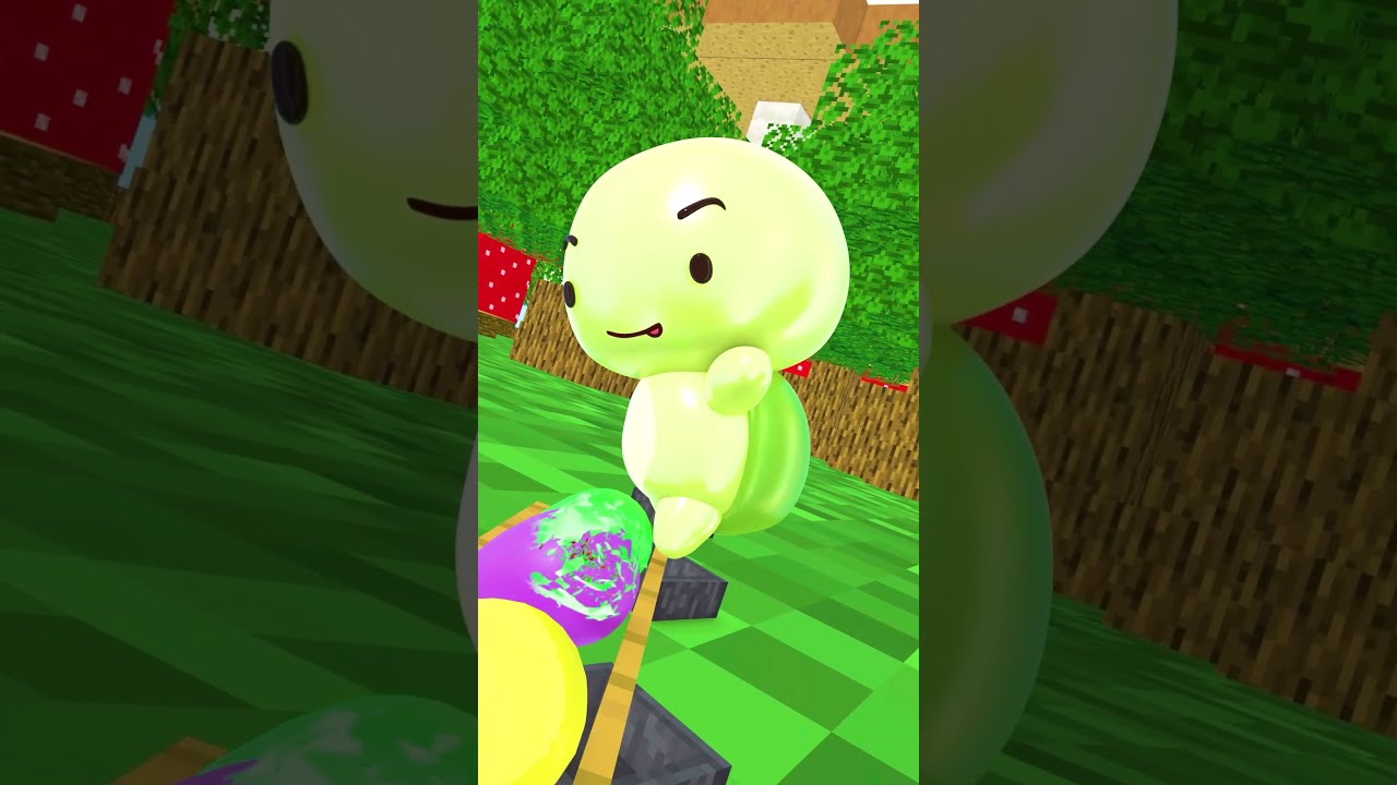 Who Popped More Balloons JJ Or Mikey Maizen Animation Cartoon Shorts