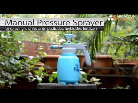 Manual Pressure Sprayer A 1 5 L Disinfectant Sprayer With Hdpe Material And Continuous Operation Youtube