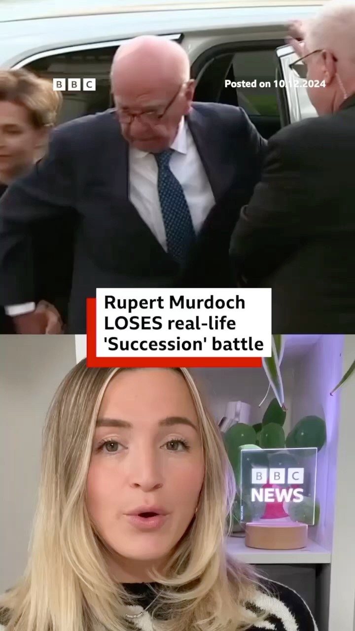Rupert Murdoch loses bid to change trust in real-life 'Succession' battle. #Nevada #Murdoch #BBCNews