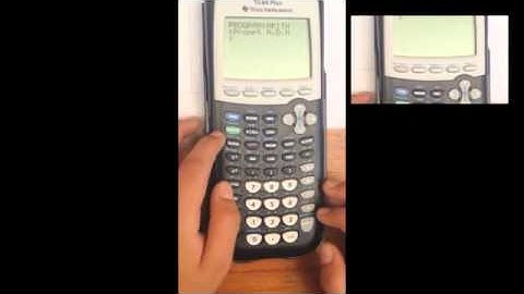 Arithmetic Sequence TI-84 Program