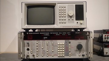 Rohde & Schwarz ESH3 Test Receiver with R&S EZM Spectrum Monitor