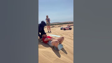 Trượt Cát ( Sandboarding ) ở Bàu Trắng - Hoà Thắng - Việt Nam