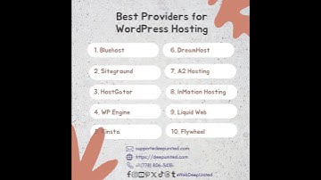Best Providers for WordPress Hosting