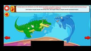 Kartun Anak - Pertengkaran Sura Dan Baya | Cerita Nusantara | buaya | Hiu