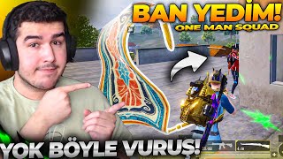 BU KEZ KESİN BAN YEDİM! YOK BÖYLE VURUŞ ONE MAN SQUAD PUBG MOBILE