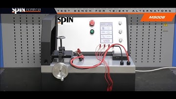 TEST BENCH FOR 12/24V ALTERNATORS SPIN MS006 Cod. 02.004.20