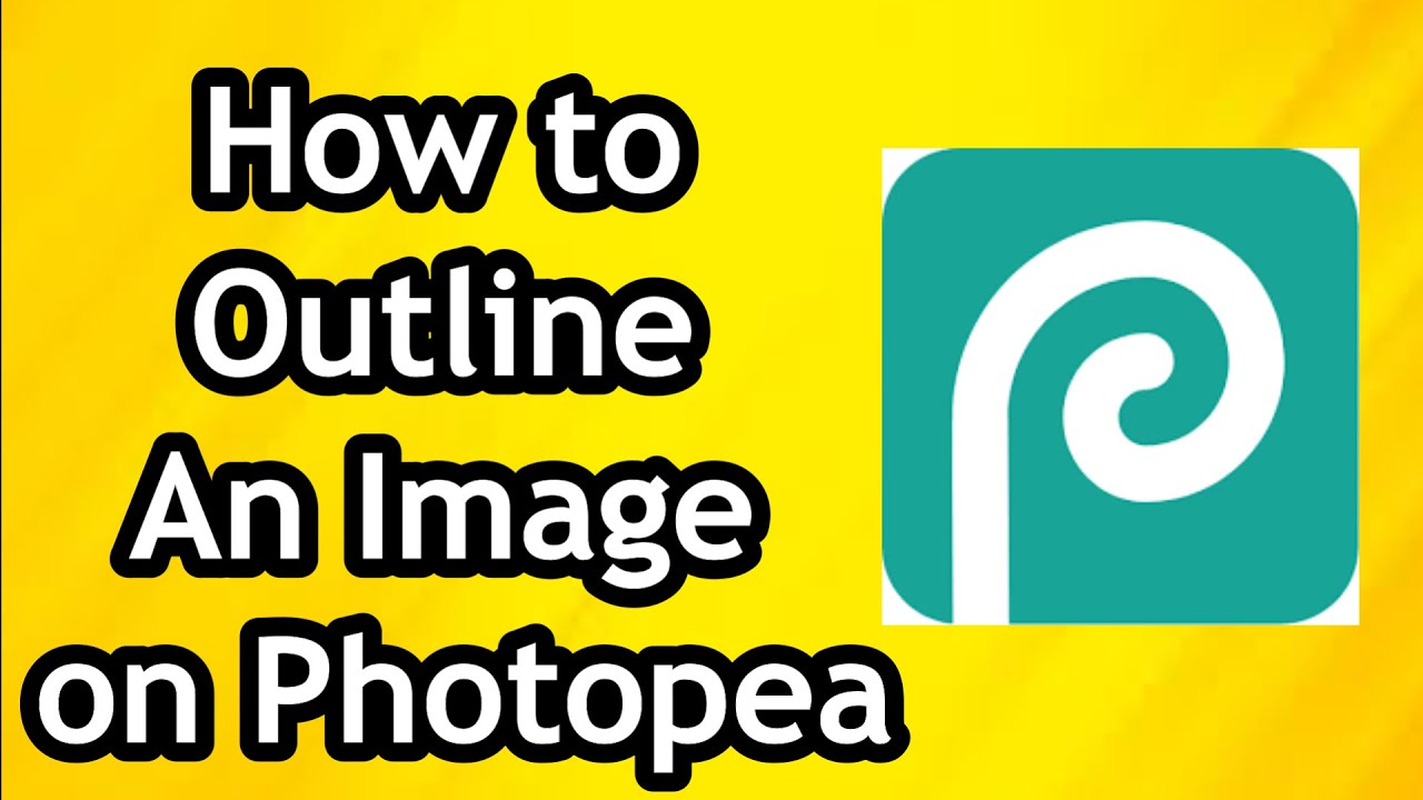 How to Outline An Image on Photopea - YouTube