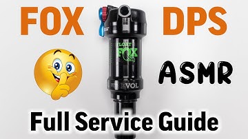 Fox Float DPS Performance Series FULL service guide nitrogen fill in ASMR. 4 those who like it quite
