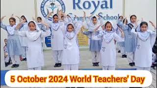 Students Of Royal Grammar School Gujrat Pay Tribute To The Teachers On The Teachers Day 2024