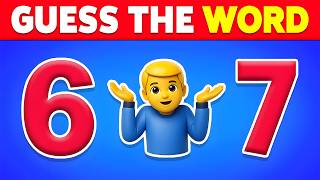 🧩 Guess The Word By Emojis? 🤷‍♂️❓ | Ultimate Emoji Quiz Challenge 2026