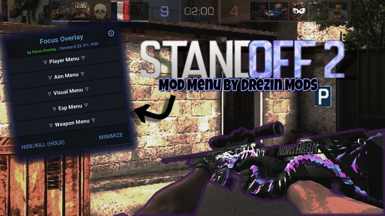 STANDOFF 2 MOD MENU 2.22.1 HACKER NO COMPETITIVO AIMBOT HALLHACK