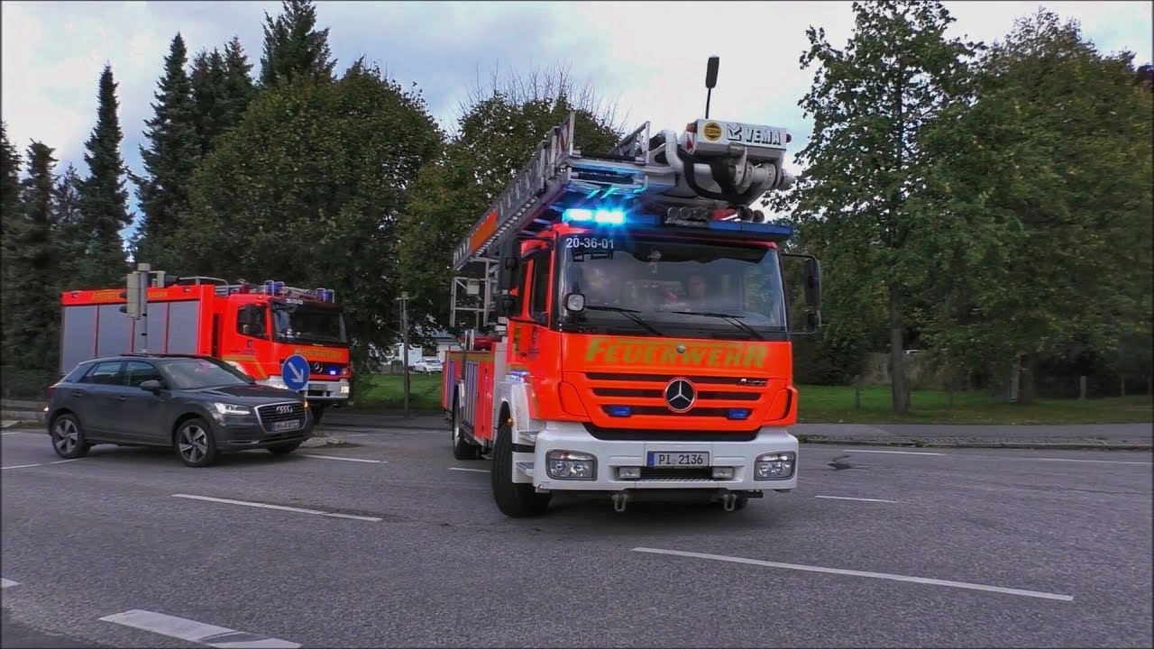 Pressluft Tmf32 Tlf16 24 Tr Freiwillige Feuerwehr Elmshorn Wache Sud Youtube