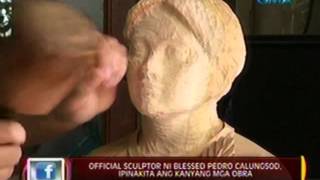 24 Oras: Official sculptor ni blessed pedro calungsod, ipinakita ang kanyang mga obra