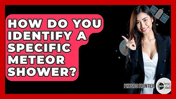 How Do You Identify A Specific Meteor Shower? - Physics Frontier