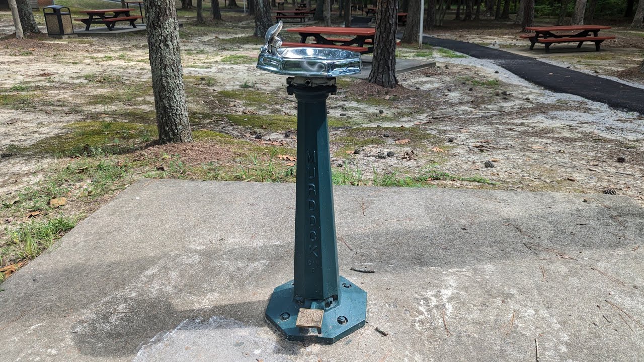328. Antique Murdock Drinking Fountains With Foot Pedals!