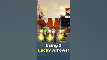 Using 3 LUCKY Arrows at the SAME TIME! #yourbizarreadvanture #roblox #yba #ybaluckyarrow