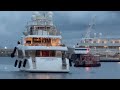 Benetti ahida 2 charter yacht arrival  docking  monaco port hercules 20 dec 2022 emmansvlogfr