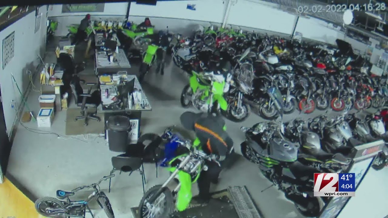 Suspects caught on camera stealing dirt bikes from Seekonk motorsports ...