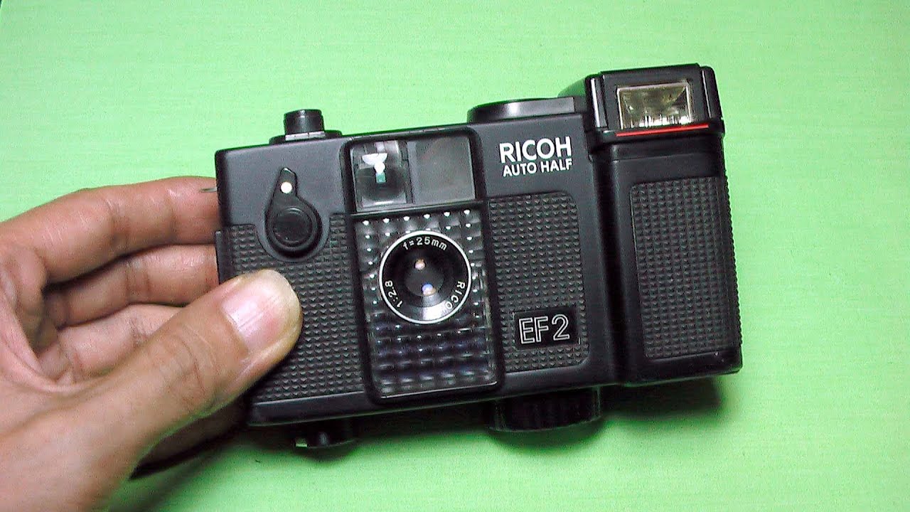 リコー オートハーフEF2の使い方 RICOH AUTO HALF EF2 How to use 1970s japan half frame  camera
