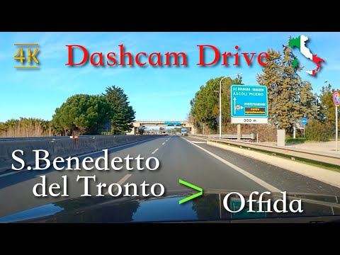 Scenic Drive (Marche), Italy [San Benedetto del Tronto ⩾ Offida] February 2022 | 🌞