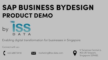 SAP Business ByDesign Product Demo by ISS Data