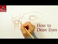 How to draw eyes