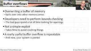 8 Buffer Overflow Attacks   CompTIA Network+ N10 005  5 4