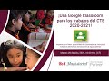 ¡Usa Google Classroom para los trabajos del CTE 2020-2021!