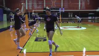 Illinois Volleyball Plyometric Routine