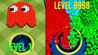 BHoles: Color Hole 3D MAX Level Gameplay walkthrough Part 1 screenshot 1