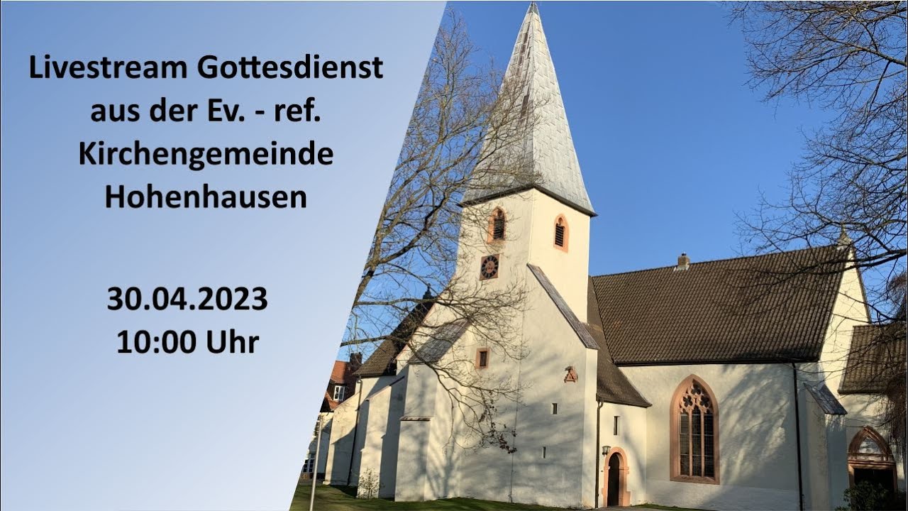 Livestream Gottesdienst vom 30.04.2023 - YouTube
