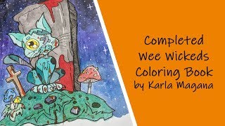 Completed Wee Wickeds Coloring Book screenshot 5