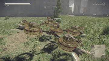 A2 and 9S Story Part 4 - Factory again! / NieR Automata Blind Hard Mode Let