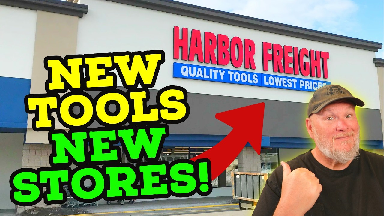 В магазинах Harbor Freight появились новые инструменты! +Новые магазины!