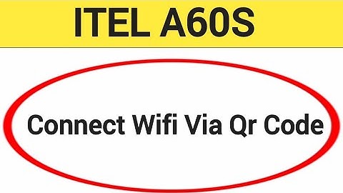 How to connect WiFi via QR code, Itel A60s me Bina password ke Wi Fi connect kaise karen