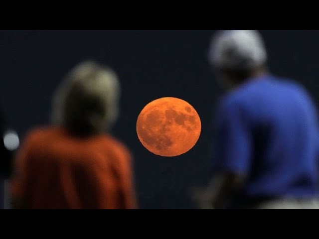 Seltenes Himmelsphänomen: Super, Blue, Moon!