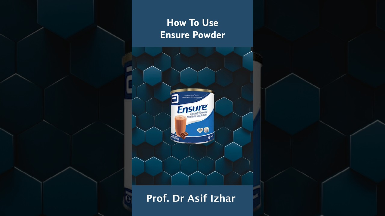 Ensure Powder How To Use | Ensure Powder How To Use In Water 