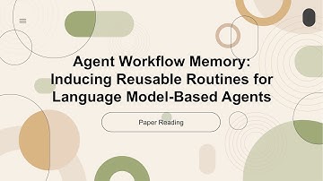 [2024 Best AI Paper] Agent Workflow Memory