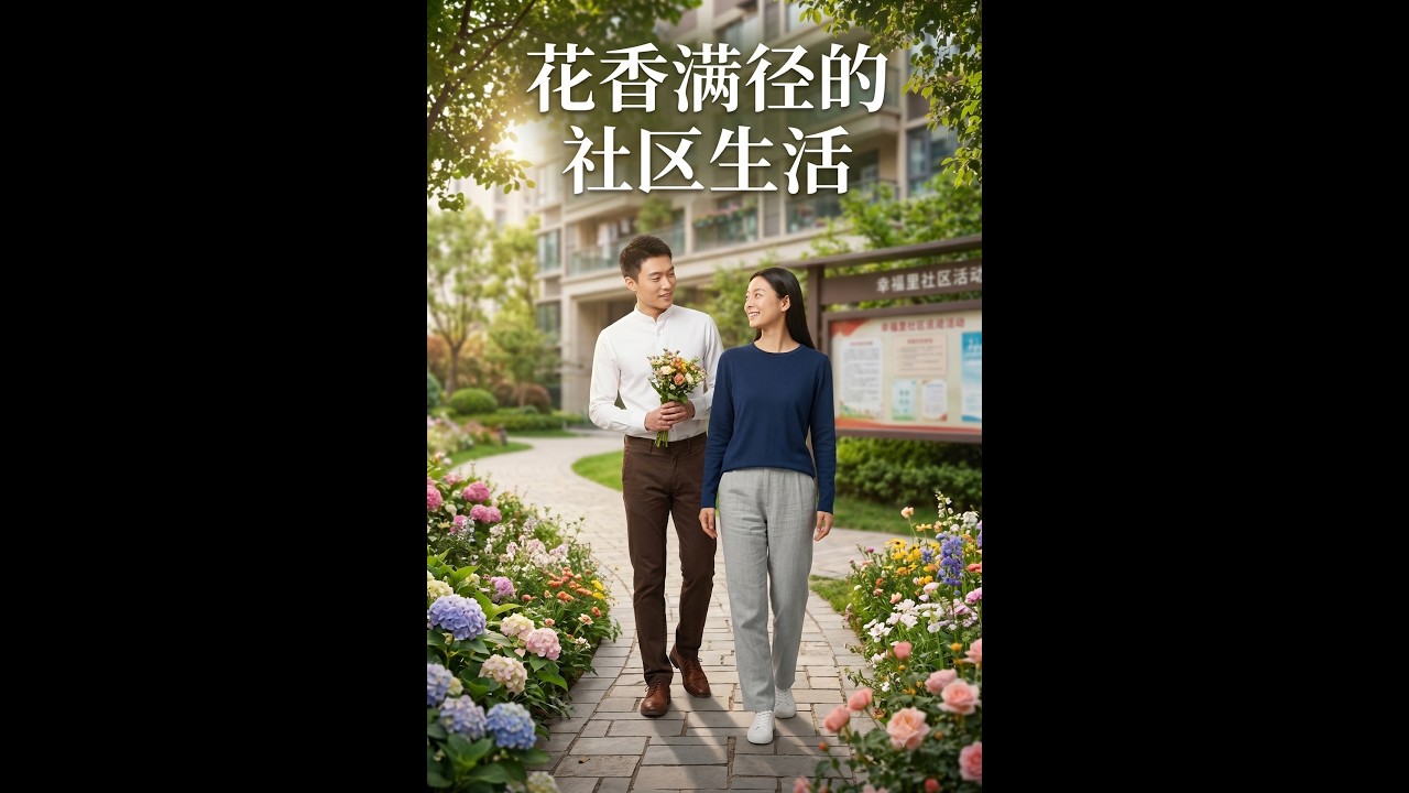 【一口气看完】《花香满径的社区生活》#短剧 #AI短剧 #逆袭 #drama #爽剧 #鲨鱼先生